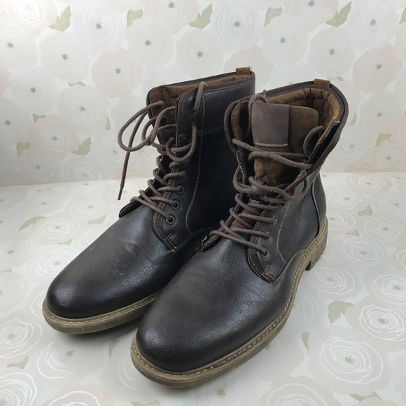 steve madden radon cap toe leather boot